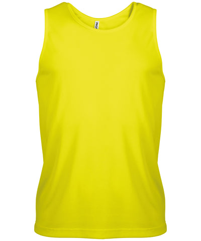 Herren Sportweste | Fluoreszierendes Gelb