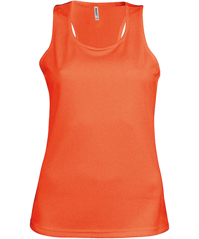 Chaleco deportivo para mujer | Naranja Fluorescente