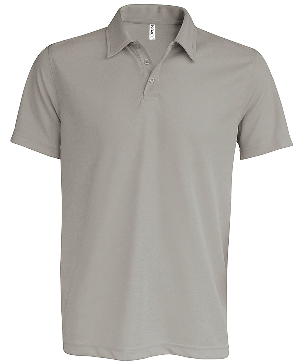 Camiseta polo de manga corta para hombre | Gris Fino
