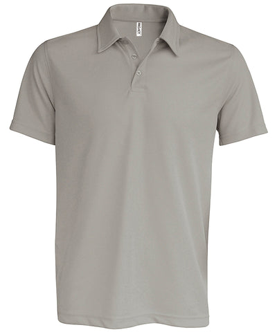 Camiseta polo de manga corta para hombre | Gris Fino