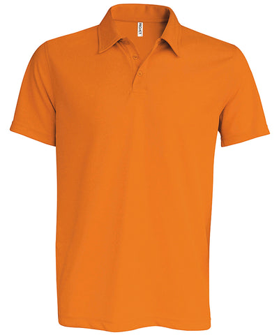 Camiseta polo de manga corta para hombre | Naranja