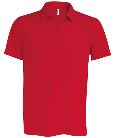 Camiseta polo de manga corta para hombre | Rojo