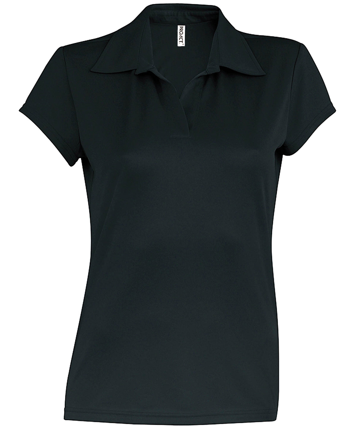 Camiseta polo de manga corta para mujer | Negro