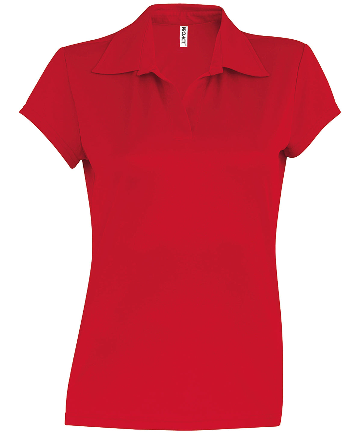 Camiseta polo de manga corta para mujer | Rojo