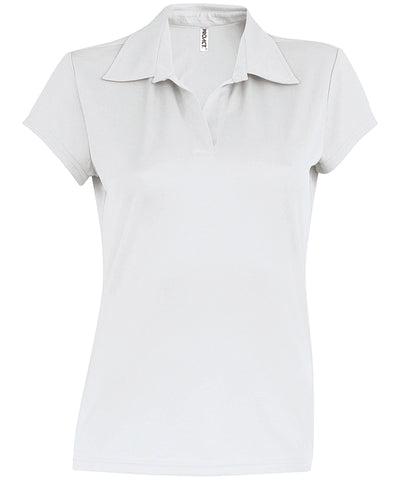 Camiseta polo de manga corta para mujer | Blanco