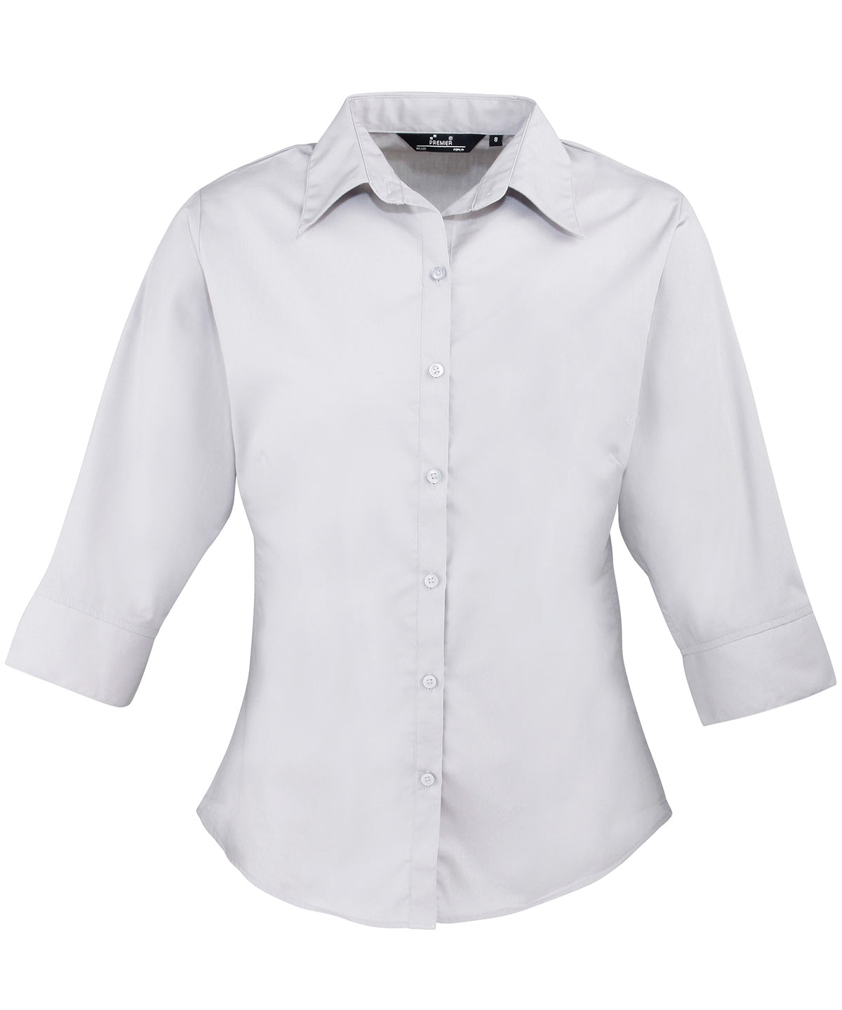Blusa de manga abullonada para mujer | Plata