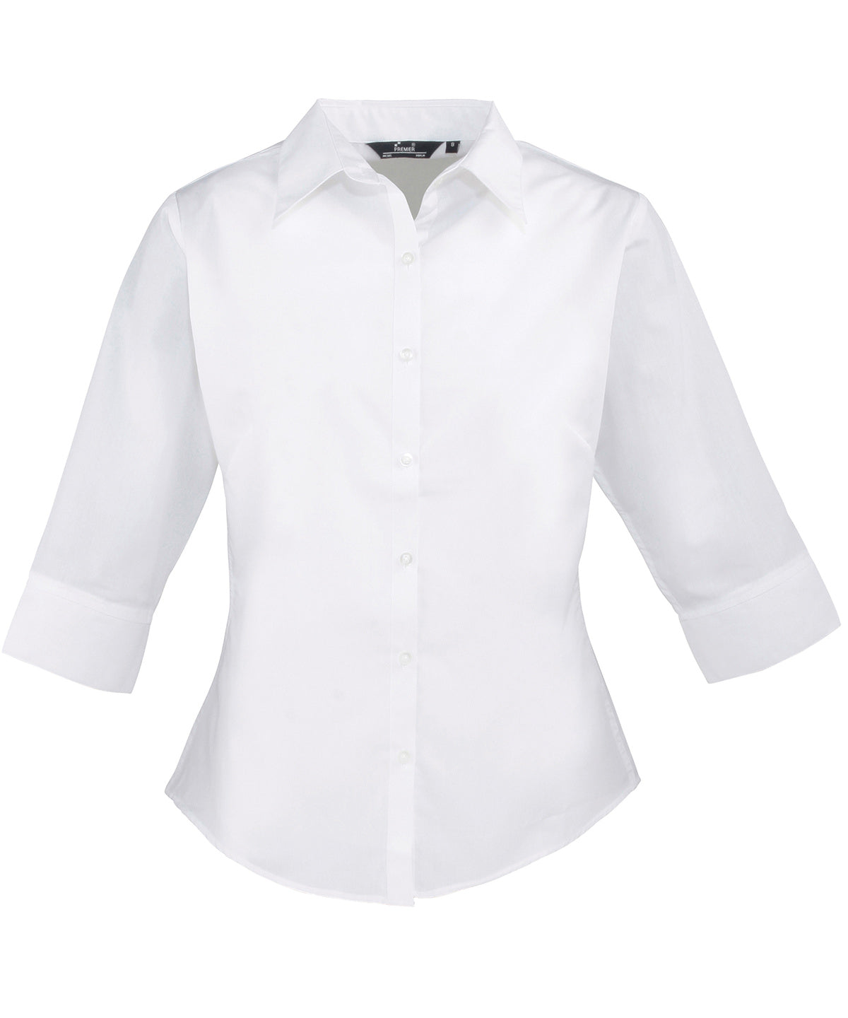 Blusa de manga abullonada para mujer | Blanco