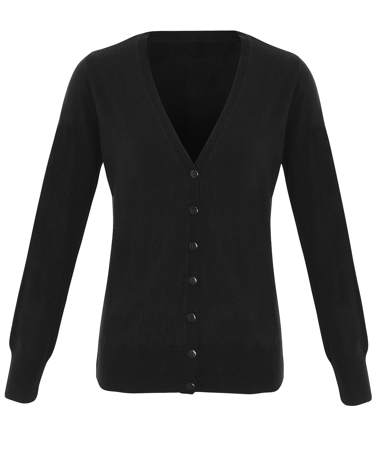 Essential Acryl-Cardigan für Damen | Schwarz