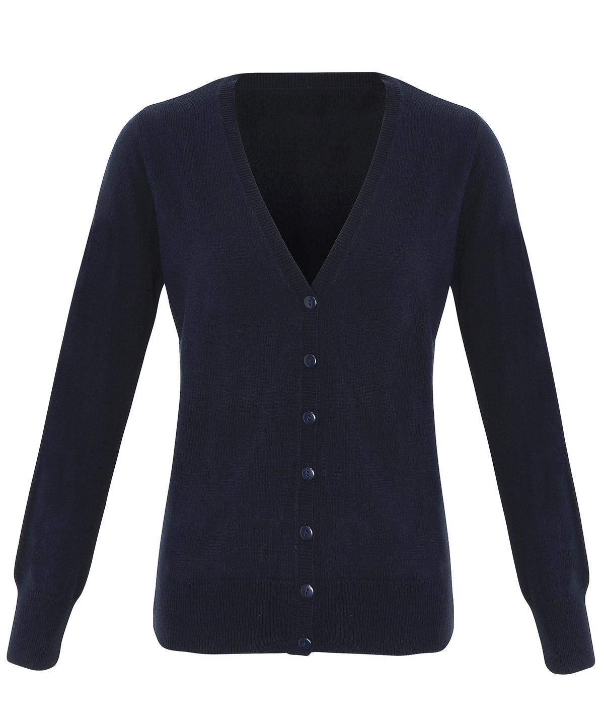 Essential Damen Acryl-Cardigan | Marineblau