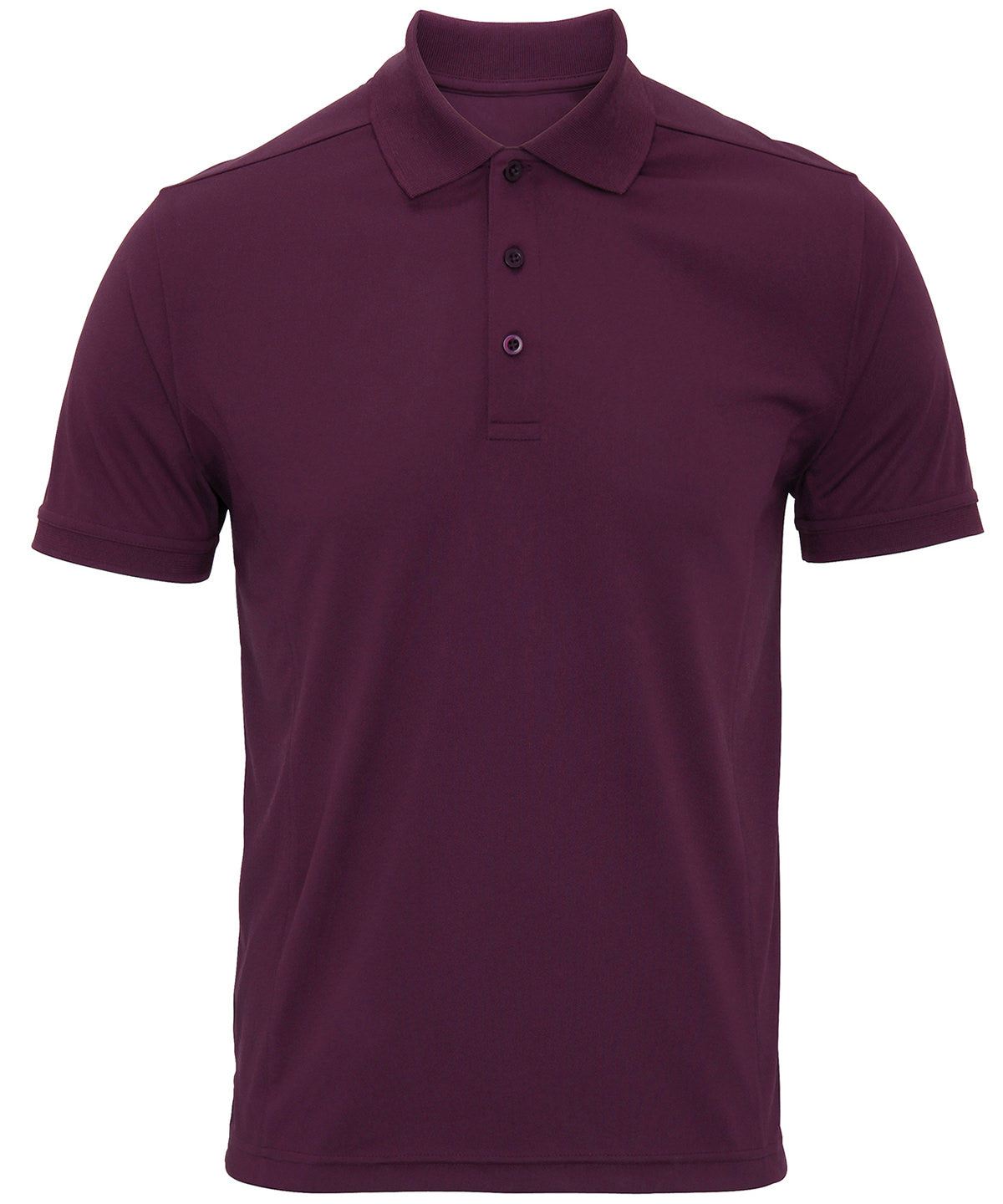 Coolchecker® Piqué-Polo | Aubergine