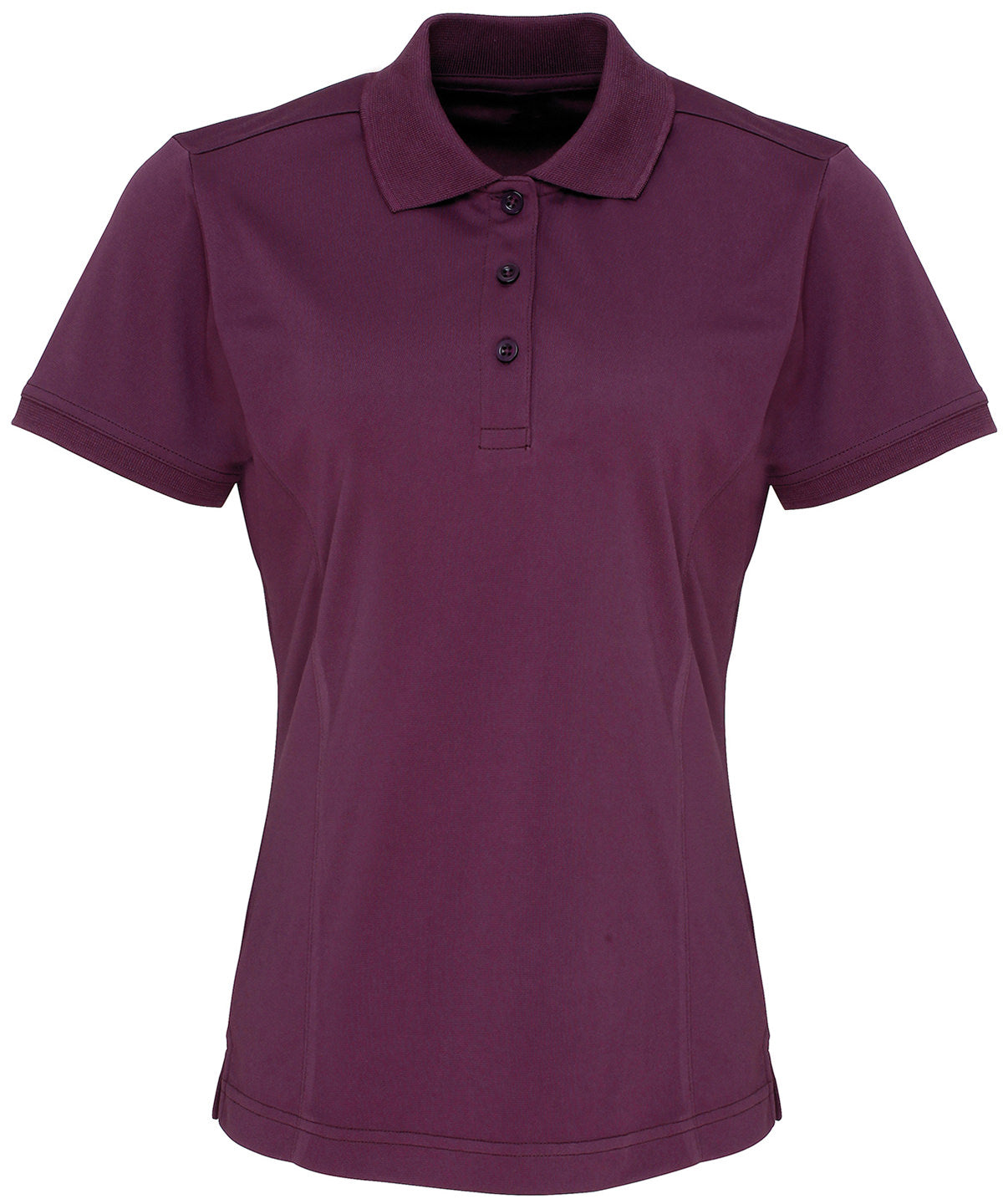 Coolchecker® Damen-Piqué-Polo | Aubergine