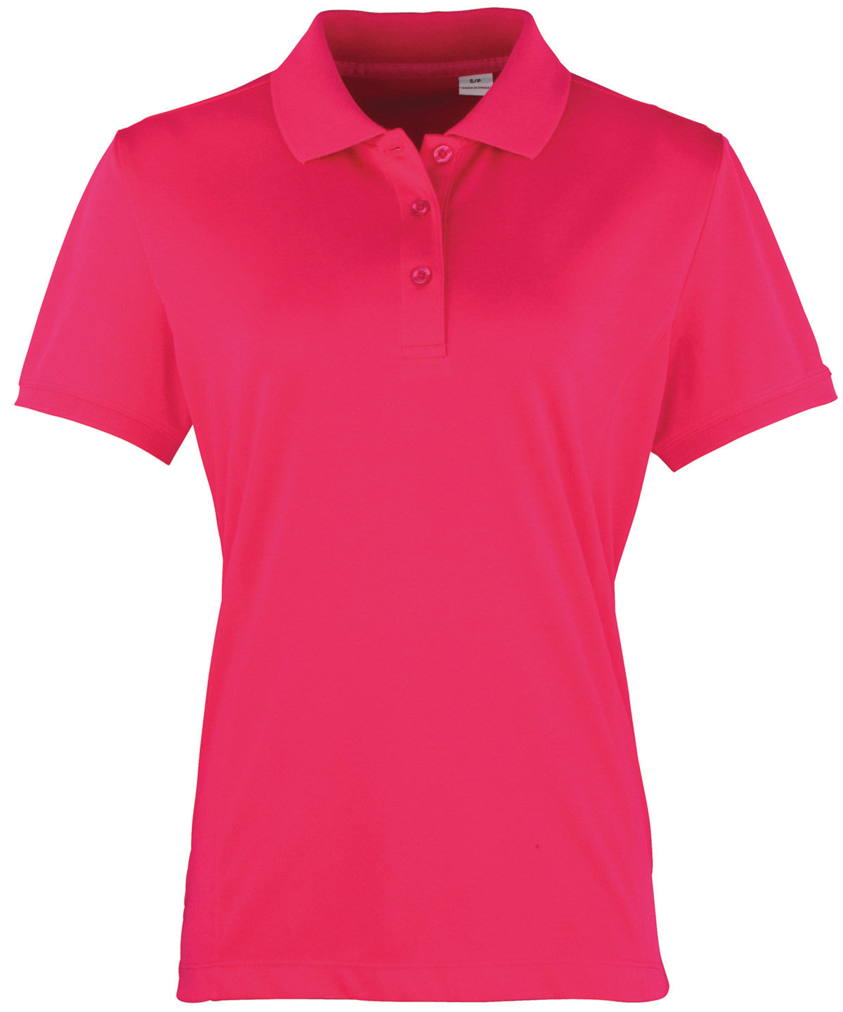 Coolchecker® Piqué-Polo für Damen | Intensives Pink