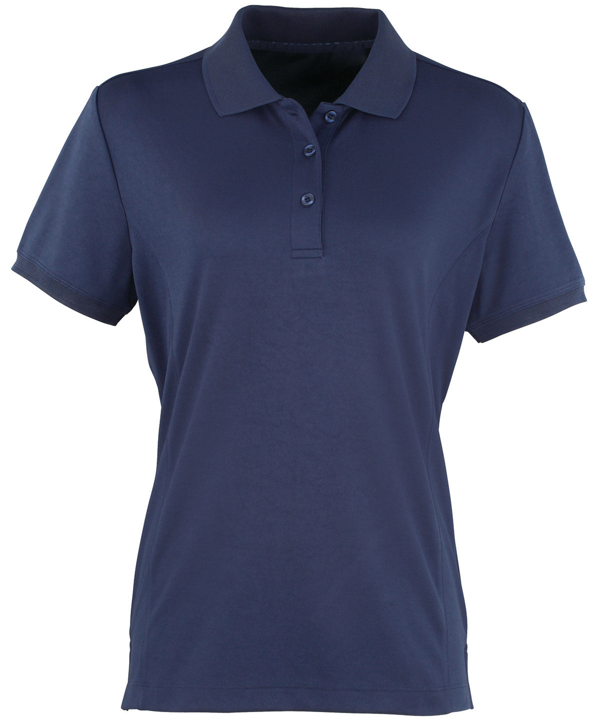 Coolchecker® Damen-Piqué-Polo | Marineblau