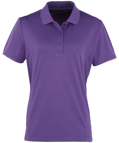 Polo piqu Coolchecker® para mujer | Morado