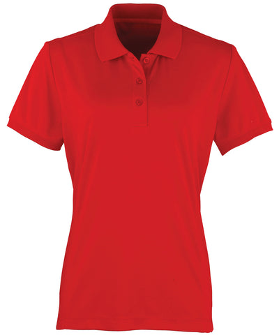 Polo piqu Coolchecker® para mujer | Rojo