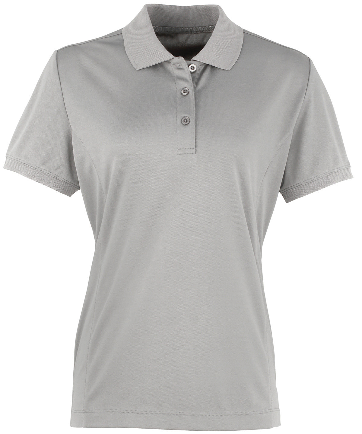 Coolchecker® Damen-Piqué-Polo | Silber
