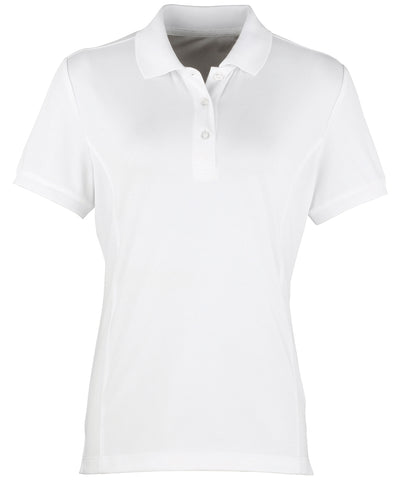 Polo piqu Coolchecker® para mujer | Blanco