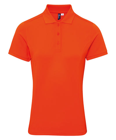 Polo piqu para mujer Coolchecker® plus | Naranja