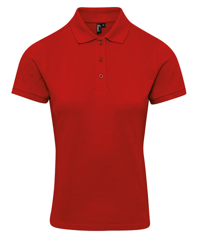 Polo piqu para mujer Coolchecker® plus | Rojo