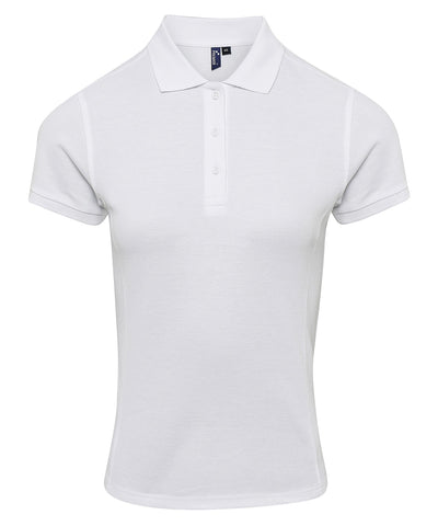 Polo piqu para mujer Coolchecker® plus | Blanco