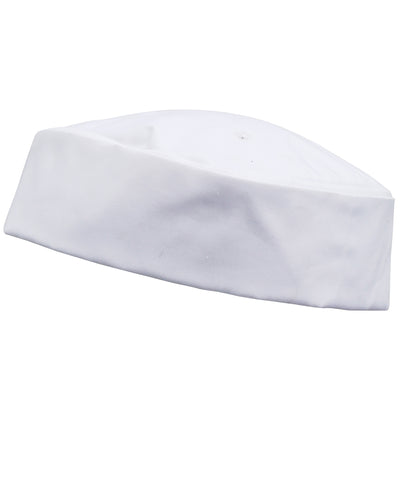 Gorro de chef con vuelta | Blanco