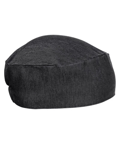Gorra de chef con calavera | Denim Negro
