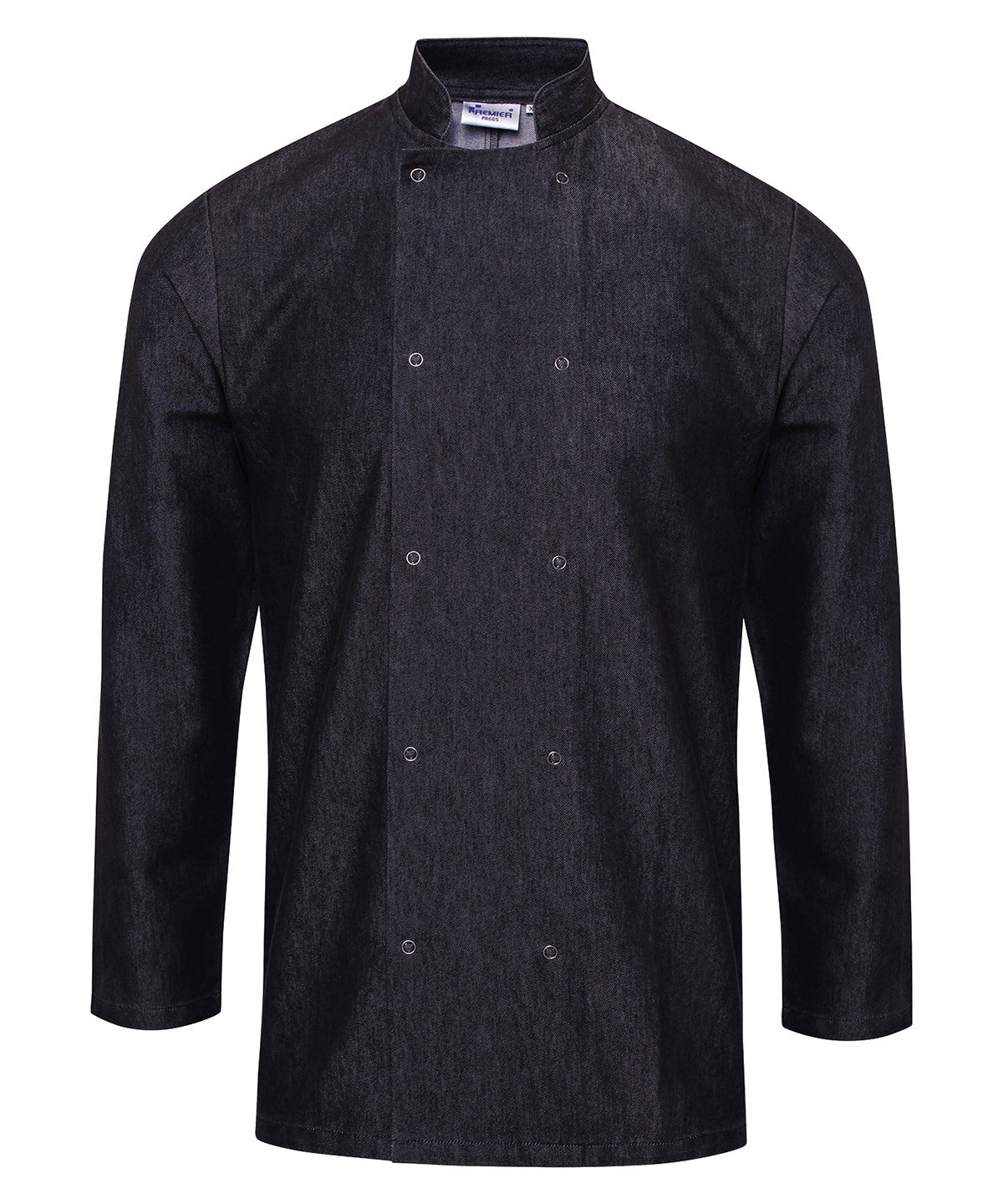 Denim-Kochjacke | Schwarzer Denim