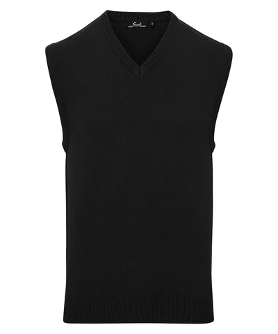 Jersey de punto sin mangas | Negro