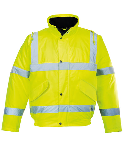 Chaqueta bomber de alta visibilidad (S463/S226) | Amarillo