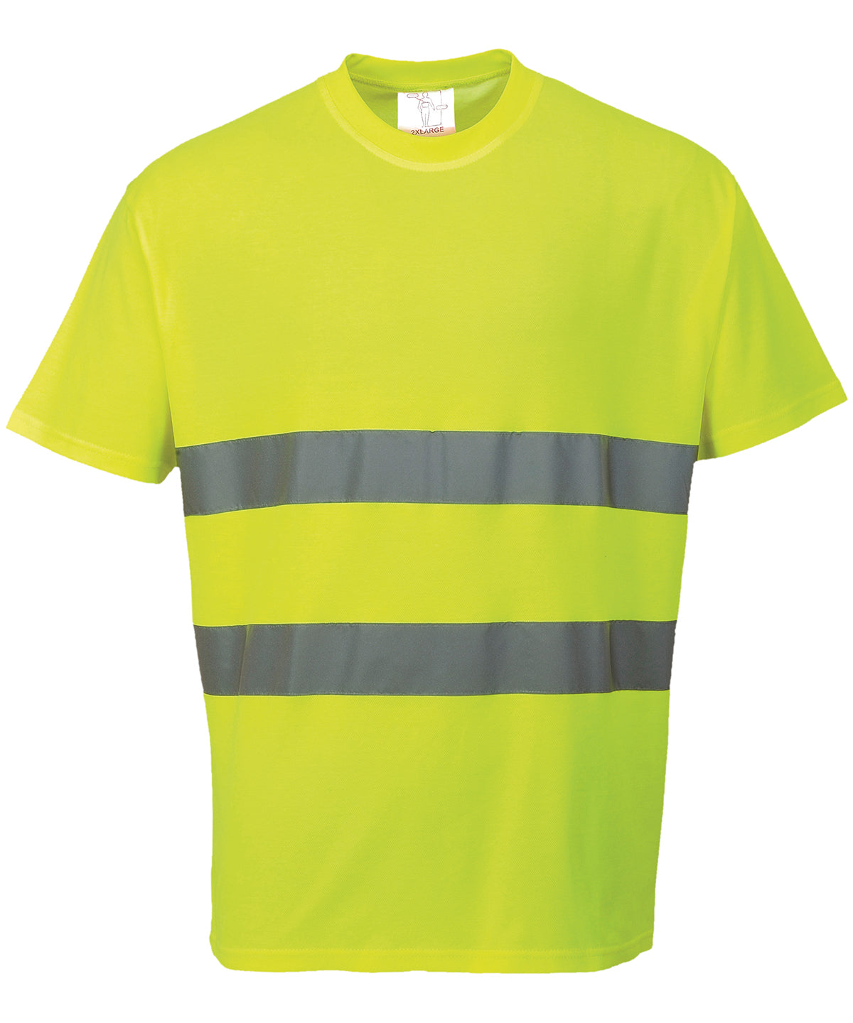 Camiseta de algodn Comfort (S172) | Amarillo