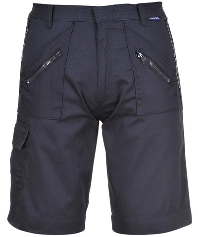 Pantalones cortos de accin (S889) corte regular | Azul Marino Oscuro
