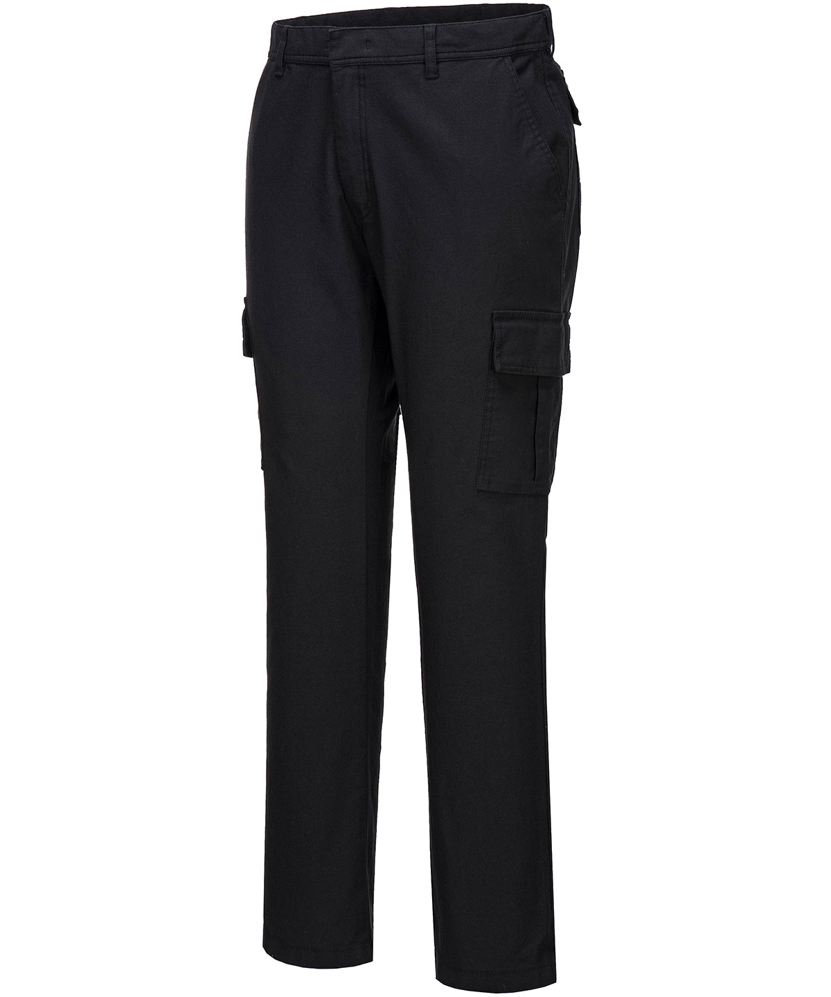 Pantalones de combate elsticos slim fit (S231) | Negro
