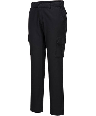 Pantalones de combate elsticos slim fit (S231) | Negro