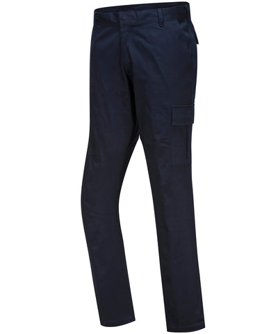 Pantalones de combate elsticos slim fit (S231) | Azul Marino Oscuro