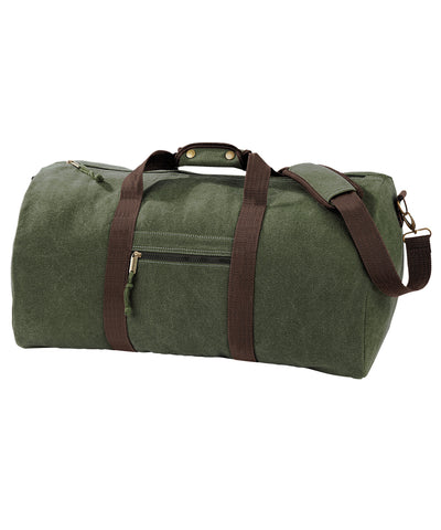 Bolso de lona vintage | Verde Militar Vintage