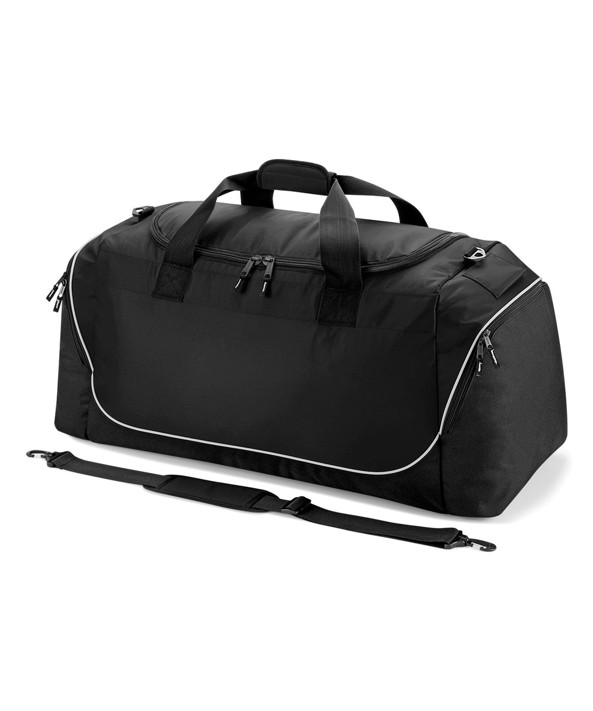 Bolsa de equipo grande Teamwear | Negro/Gris Claro