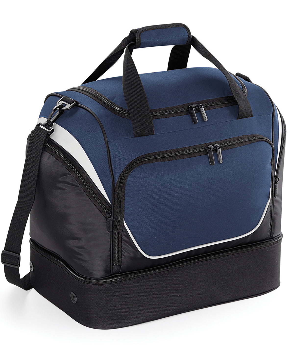 Bolso de viaje resistente Pro Team Hardbase | Azul Marino/Negro/Blanco
