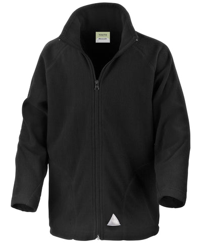 Junior Core Microfleece Jacke | Schwarz