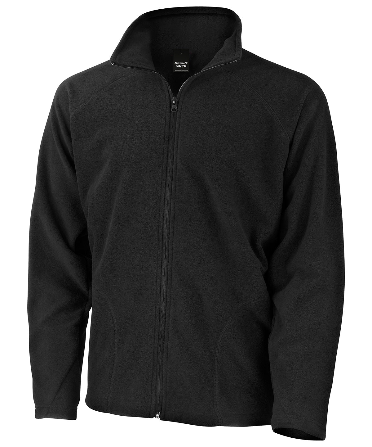 Core Microfleece Jacke | Schwarz