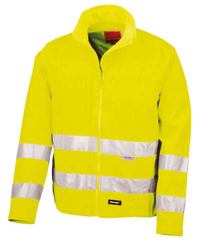 Chaqueta softshell de alta visibilidad | Amarillo Fluorescente