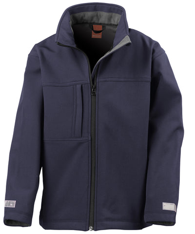 Chaqueta softshell de 3 capas clsica para junior | Azul Marino