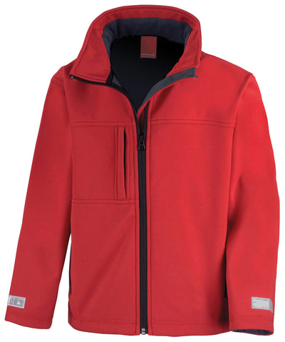 Chaqueta softshell de 3 capas clsica para junior | Rojo