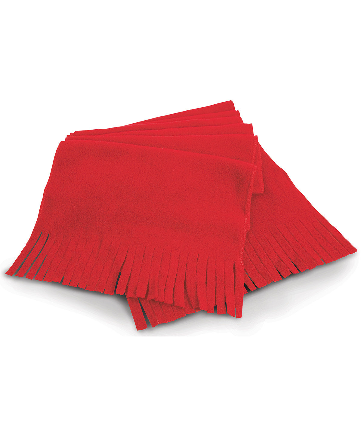 Bufanda de borlas Polartherm | Rojo