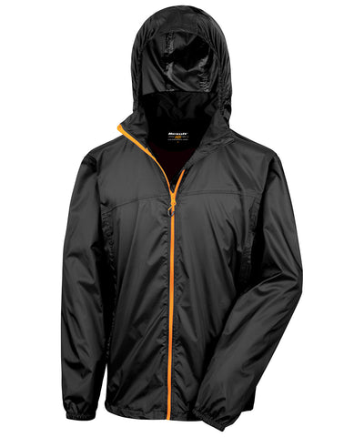 Chaqueta ligera plegable HDi quest | Negro/Naranja