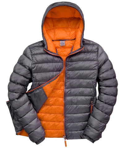 Chaqueta con capucha Urban snow bird | Gris/Naranja
