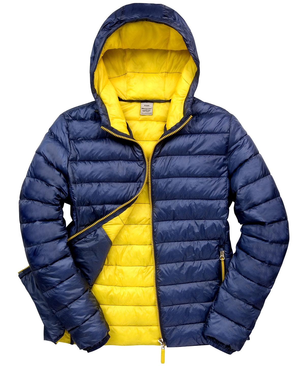 Urban Snowbird Kapuzenjacke | Marineblau/Gelb