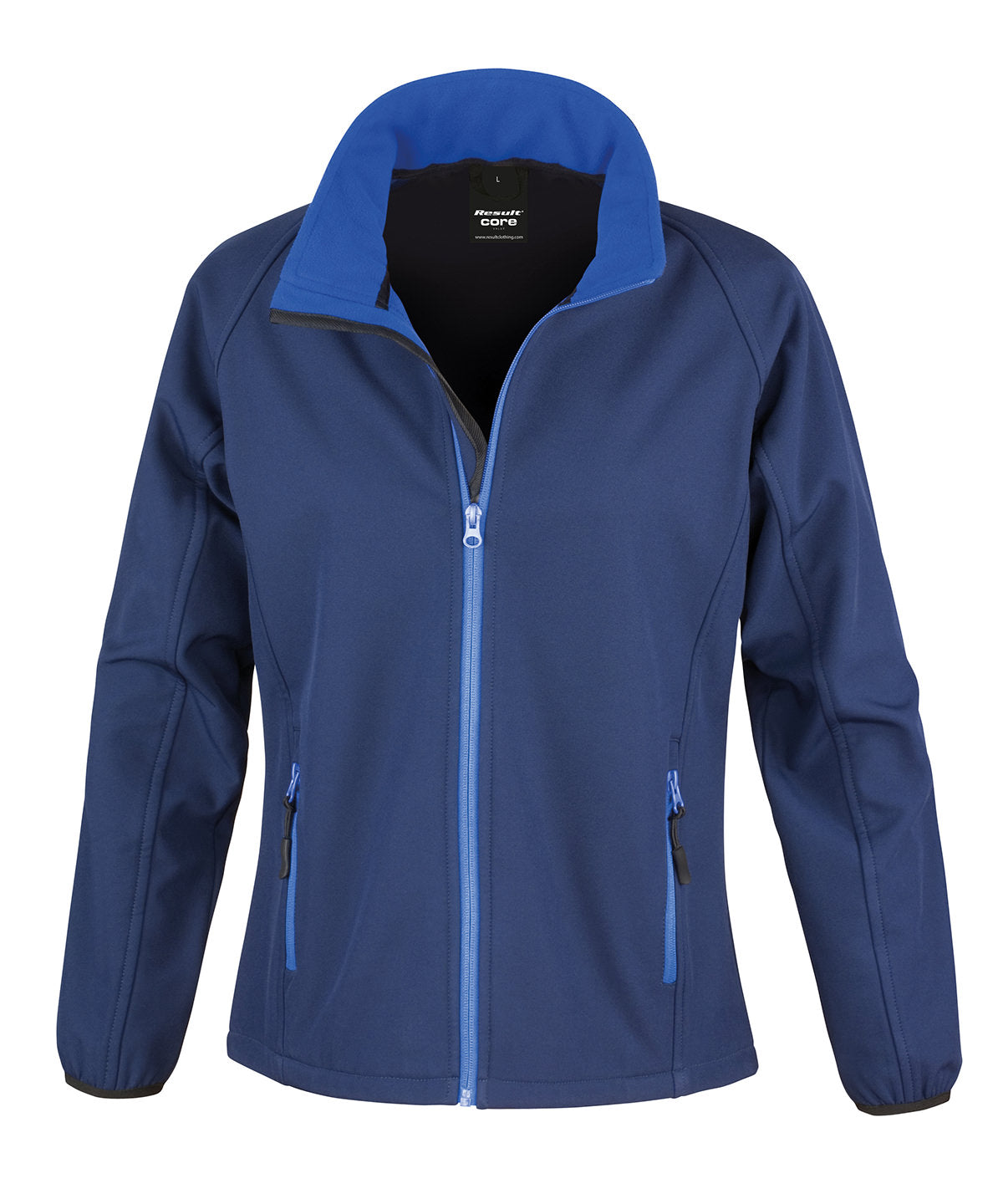 Chaqueta softshell para mujer personalizable Core | Azul Marino/Azul Real