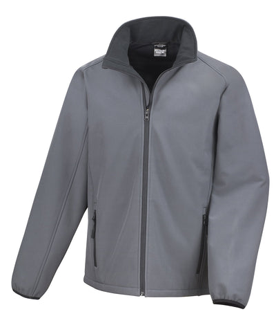 Chaqueta softshell Core pour imprimer | Antracita/Nègre