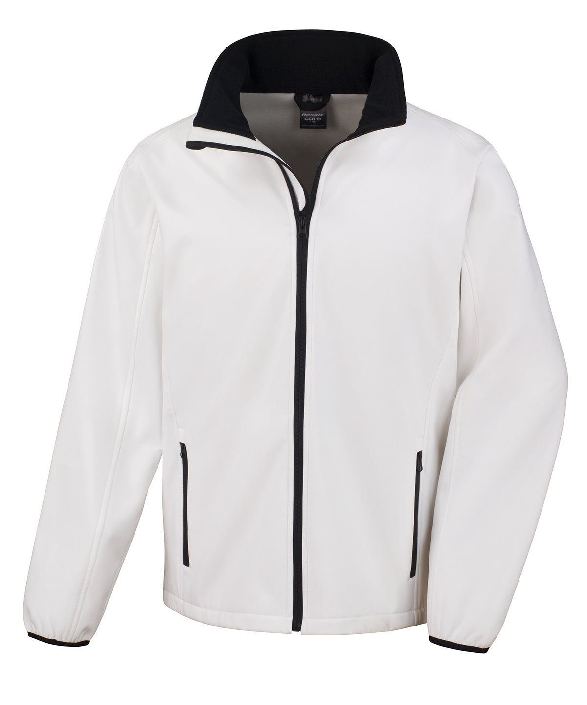 Chaqueta softshell Core pour imprimer | Blanc/Nègre