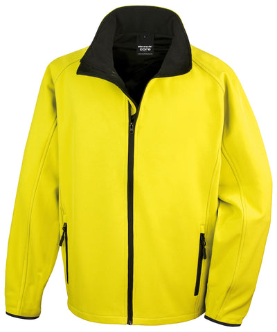 Chaqueta softshell Core pour imprimer | Amarillo/Nègre